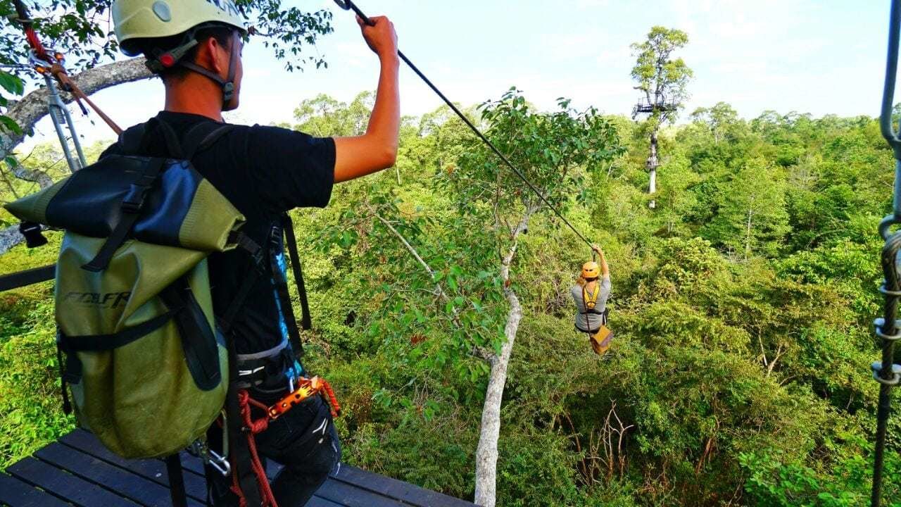 Experience the Zipline Eco-Adventure Angkor